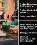 Person applying ScrewGrab Friction Gel For Stripped Screws, Quick Grip Anti Seize Formula That Reclaims Damaged Screw Heads