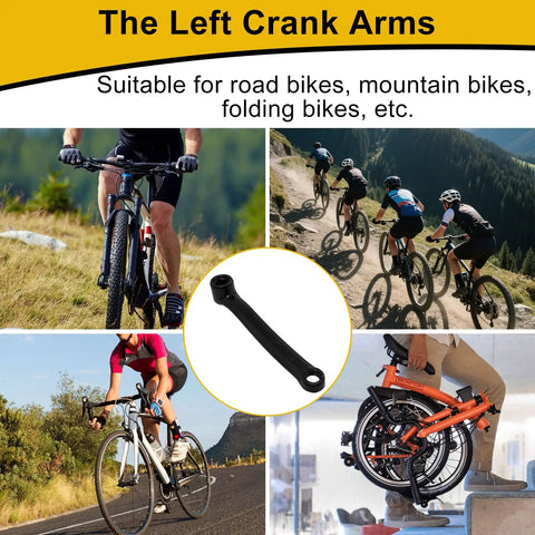 152mm Left Crank Arm Replacement For Diamond Hole Bicycles 13mm Hole Diameter on various bike scenes