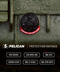 Close-up of 1650 Hard Case With Customizable Pick N Pluck Foam, waterproof bombproof protection, auto pressure valve visible.