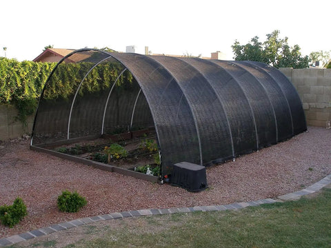 40 Percent Shade Cloth For Plants 10x50ft Sun Shade Fabric With Clips Black Durable HDPE Mesh covering greenhouse