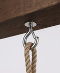 Heavy Duty Built To Last Stainless Steel M8 Hanger Bolts With Large Opening Hooks And Nuts For Swing Chairs Hammocks Racks Chains