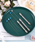 4 Piece Double Ended Pin Vise Set For DIY Jewelry Making, Small Hand Drill Pin Vise With Copper Collets, Wire Twisting Tools