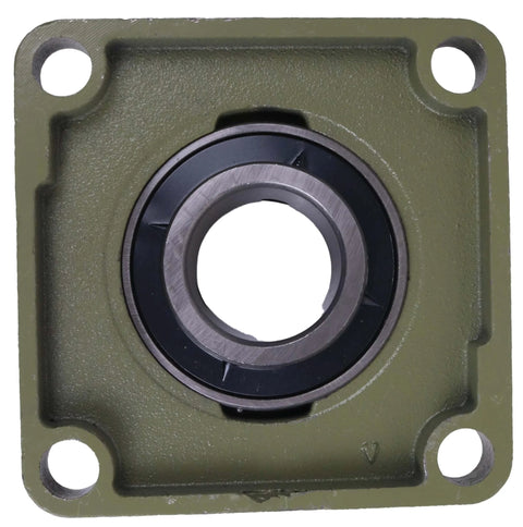 Front view of Two Inch Bore Four Bolt Flange Bearing With Set Screws F4B-SC-200 UCF211-32 SF-2 FY-2-TM for industrial machinery.
