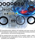 DIY Hydraulic Booster Seal Repair Kit 2771004 For GM Brake System Complete Replacement Seals Easy Install Step By Step Instructions