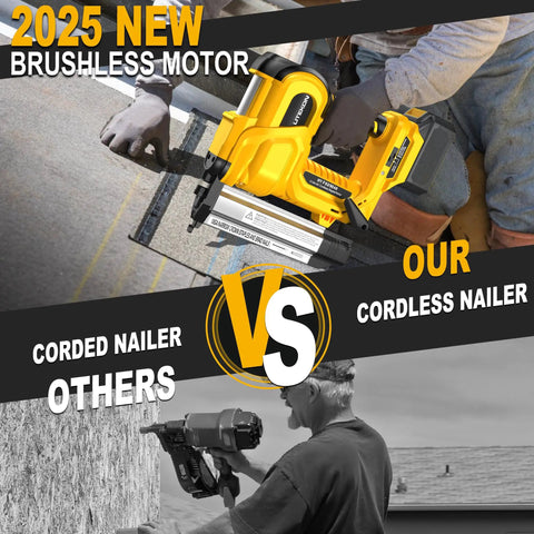 Straight Shooting Heavy Duty Cordless Brad Nailer And Staple Gun Workhorse Combining Brushless Power And Makita 18V Battery Compatibility With Adjustable Depth Controls For Weekend Warriors And Pros