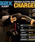 Beefy Level 2 EV Charger Delivers 32 Amp Up To 7.6 KW With A 25 Foot Cable For Indoor Outdoor Use SAE J1772 Compatible
