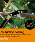 32 Inch PowerGear Bypass Lopper With Patented Mechanism Multiplies Force For Less Strain cutting branch in garden