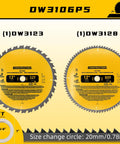 Upgraded 2 Pack 12 Inch Miter Saw Blade With 80 Tooth And 32 Tooth Tungsten Carbide For Fine Finish Cutting