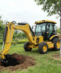 All Terrain 4WD Backhoe Loader Built Tough With Heavy Duty Hydraulic System For Landscaping Construction And Farm Jobs A Real Workhorse Digging