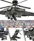 3D Metal Model Kit For Adults And Teens Into Military Helis And Fighter Jets, DIY Brain Teaser Puzzles close-up detail view