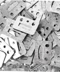Heavy Duty Wall Panel Clamps 100 Piece Set Killer Grip Mounting Brackets For Pvc Sheets And Drywall Durable metal fasteners in assorted angles.
