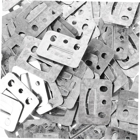 Heavy Duty Wall Panel Clamps 100 Piece Set Killer Grip Mounting Brackets For Pvc Sheets And Drywall Durable metal fasteners in assorted angles.