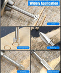 10 Piece Rotary Tool Bits Set For Wood Carving Engraving And Detail Work With 1/8 Inch Shank showing various rotary bits in use for shaping and carving.