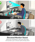 Correct and incorrect posture using 47 Inch L Shaped Gaming Desk With LED Lights And Power Outlets, Reversible Computer Desk With Shelves And Monitor Stand, Corner Desk With Drawer For Home Office Use, Black.