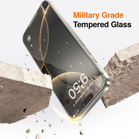 Privacy Screen Protector For iPhone 16 Pro Max, 2 Pack Anti Spy Tempered Glass With 9H Hardness Military Grade Shatterproof