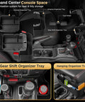 Center Console Organizer Tray for Jeep Wrangler JL JLU 4XE 2018 2026 and Gladiator JT 2020 2026 in car interior