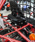 Gas Tank With Cap Petcock Vent For 150cc And 250cc Go Karts And Mini Bikes Durable Replacement Fuel Tank installed on go-kart frame
