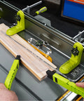 Dead Solid L Fence Extender Kit Xt4 for table saws and bandsaws with clear acrylic sight window and drop-in bracket mounts.