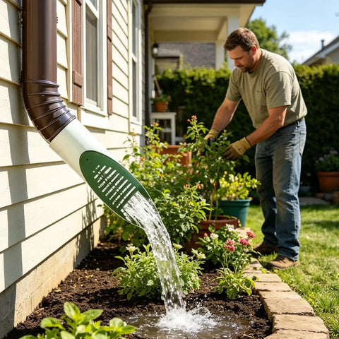4 Inch Angled Yard Drain With Grate Cover For No Fuss Debris Blocking And Steady Water Flow In Flood Prone Lawns Patios Courtyards