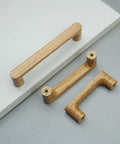 6 Pack White Oak Wood Drawer Pulls Rustic Cabinet Handles For Dresser And Kitchen Furniture Hardware 3 Inch Center To Center Spacing 92 Mm