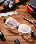 100 Pairs Safety Goggles Anti Fog Protective Glasses Clear Over Glasses Anti Scratch Eye Protection Lightweight Eyewear