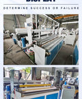 Level Up Your Tissue Business Game With This Rock Solid Heavy Duty Commercial Toilet Paper Rewinder Machine And Complete Production Line, showcasing operational setup.
