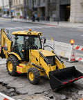 Compact 2 In 1 Backhoe Loader With Hydraulic Excavator Arm And Loader Bucket For Farming Construction Trenching And Earthworks Handy