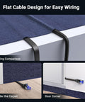 Cat 8 Ethernet Cable 20ft Shielded Flat For Gaming PC No Lag PS5 PS4 Xbox Modem Router 40Gbps 2000MHz installed examples