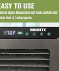 Top Shelf 16 Tray Stainless Steel Food Dehydrator Engineered For Homemade Snacks Jerky Fruits And Veggies With Huge Capacity Countertop Kitchen Appliance with digital controls.
