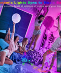 LED Strip Lights For Bedroom With Music Sync, App Control And Remote, Color Changing RGB Light Strips For Party Ambience