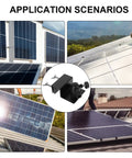 Application scenarios of aluminum solar panel mounting bracket for gutter or roof mounting with universal compatibility.