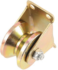 2 Inch V Groove Wheel Heavy Duty Caster Wheel With V Shaped Steel Sliding Gate Roller Bracket for track rail industrial machines