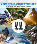 ATV Tool Holder With Rubber Coated Nylon Core, Tilt To 45 Degrees, 20kg Capacity featured with versatile vehicle compatibility