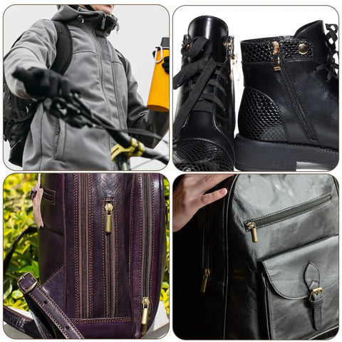 Go To Zipper Bottom Stopper Kit Set With Latch Slider Retainers And Insertion Pins For Coats Jackets And Bags on various items