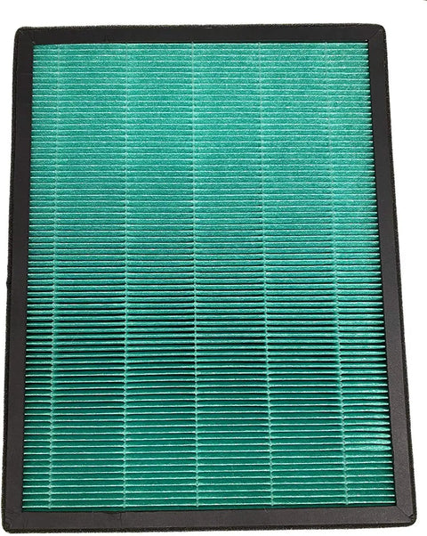 Single filter from 4 Pack True HEPA Carbon Filter Replacement For Coway Airmega Max2 400S And 400 Purifiers, showing activated charcoal layer.