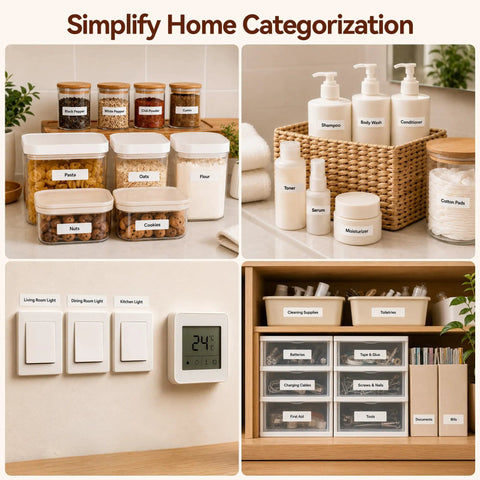 Gotta Love This Straight Up Compact Bluetooth Label Printer With Self Adhesive Tape Wireless Thermal Mini Label Maker Featuring Rechargeable Battery And Built In Cutter For No Sweat Home Office Or Kitchen Organization.
