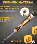 86 Piece Magnetic Screwdriver Set With Torx Slotted Phillips Precision Drivers shown with rotatable end cap feature