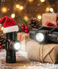Rechargeable Headlamp With 1000 Lumen LED Beam, Five Light Modes Including SOS, Magnetic Base, Adjustable Head Strap for outdoor use.