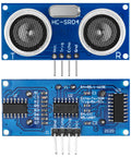 Eight Pack Ultrasonic Sensor Module Kit With Four Mounting Brackets And Two 20cm Dupont Wires For Arduino R3 Mega2560 Nano Projects