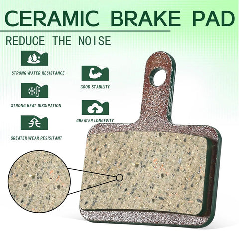 25 Piece Bike Disc Brake Pads Set For TRP Tektro Shimano MTB Road Ebike Compatibility With MT200 M575 Ceramic pad details