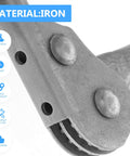 Close-up of iron material used in Three Gear Folding Sofa Hinge With Self Locking Support For Bean Bags And Beach Chairs Space Saving Heavy Duty Furniture Hardware Converts Bed To Sofa Smoothly Versatile And Reliable Must Have