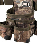 Three Bag Tool Bag Set With Suspenders In Mossy Oak Camo Heavy Duty 1680D Poly Fabric LoadBear Stretch Suspension