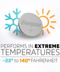 Dead Set Reliable 1216 Lithium Coin Cell Battery for extreme temperatures -22º to 140º Fahrenheit performance.