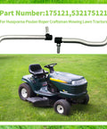 Drag Link Replacement Fits Craftsman LT2000 LTX1000 Husqvarna Poulan Roper Weed Eater Lawn Mowers Sixteen And A Quarter Inch Long Replaces 532175121 175121 917276827 Oregon 45 143 Replacement Part, 16-1/4 in steel