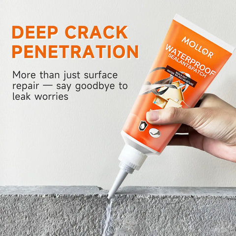 Heavy Duty Concrete Crack Filler For Driveways, Walkways, And Patios, Self Leveling Waterproof Outdoor Caulking Glue, Gray, 8.8 Fl Oz in use