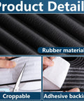 Weather Resistant Water Pipe Insulation Tape 16.4 Ft Long By 3.2 In Wide Foam Wrap With Self Adhesive Backing in close-up view