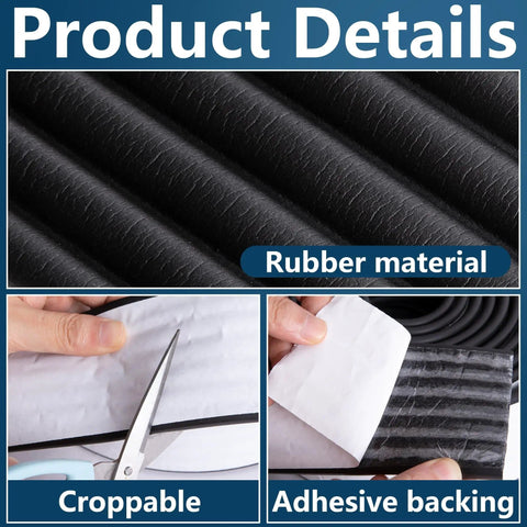 Weather Resistant Water Pipe Insulation Tape 16.4 Ft Long By 3.2 In Wide Foam Wrap With Self Adhesive Backing in close-up view