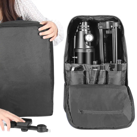 80mm Aperture Refractor Telescope For Adults And Beginners Portable Travel Scope With Backpack Compact Dope Stargazing Kit For Kids packed in black backpack