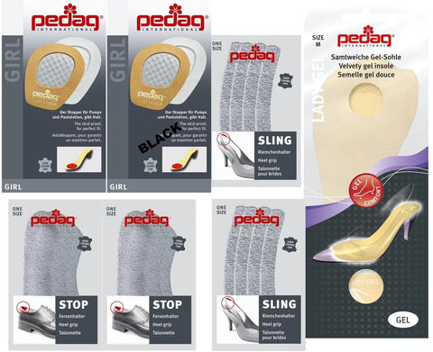 Deluxe Comfy Fit Right Kit For Women Small with Lady Gel and leather grips packaging displayed in various angles.