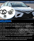 Engine Serpentine Drive Belt Kit Fit 2018 To 2024 Toyota Sienna Lexus RX350 Avalon ES350 3 5L V6 Replace 90K39424A with belt, tensioner, idler pulley